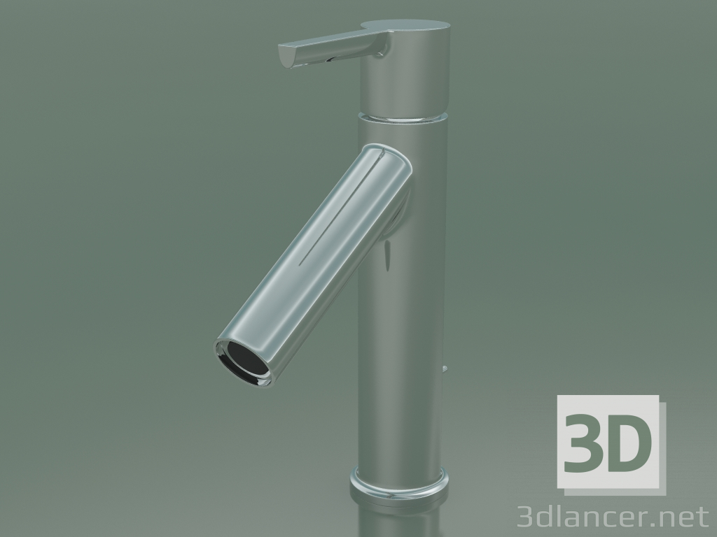 3d model Mezclador monomando de lavabo 100 (Chrome, 10001000) - vista previa