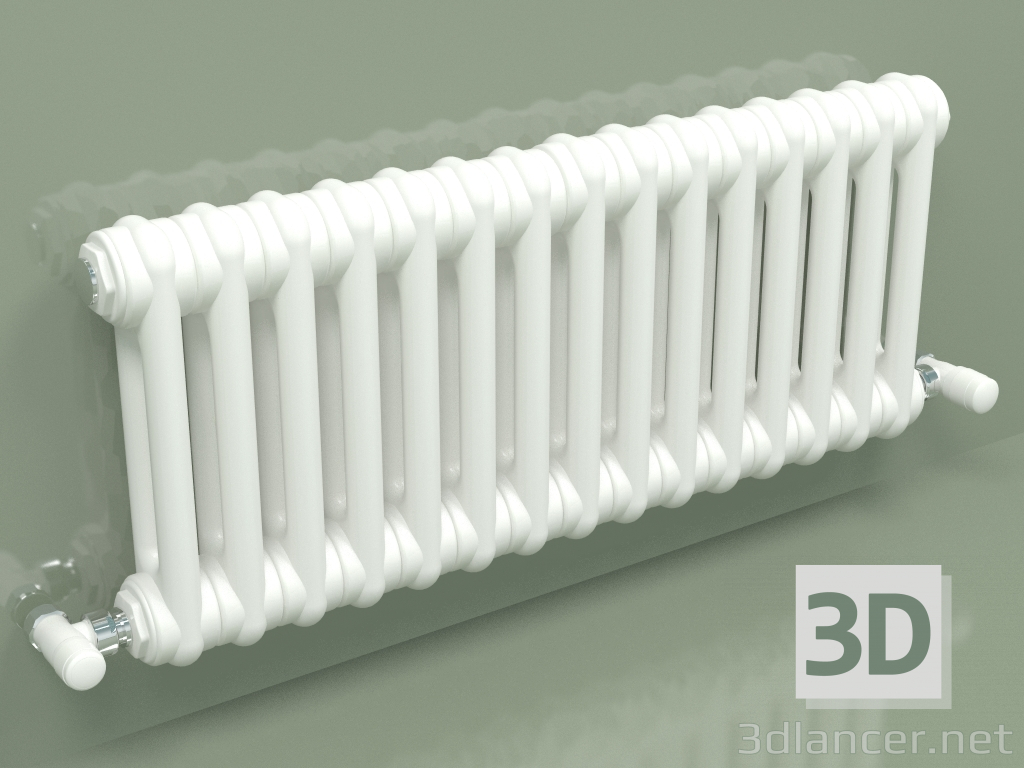 modello 3D Radiatore TESI 2 (H 300 15EL, Standard bianco) - anteprima