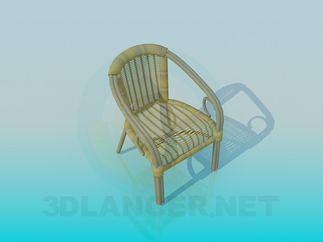 3d model Silla trenzada - vista previa