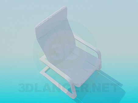 3d model Armchair for relaxation - preview