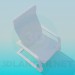 3d model Armchair for relaxation - preview