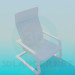 3d model Armchair for relaxation - preview