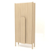 modèle 3D Armoire à longues poignées W 01 (800x300x1800, bois blanc) - preview