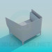 3d model Armchair - preview