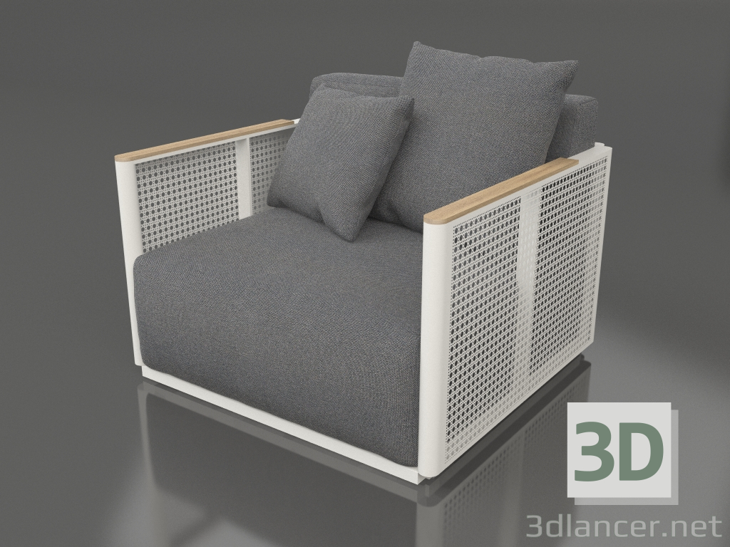 3d model Sillón (gris ágata) - vista previa