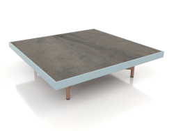 Tavolino quadrato (grigio blu, DEKTON Radium)