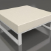 3d model Puf modular (Gris) - vista previa