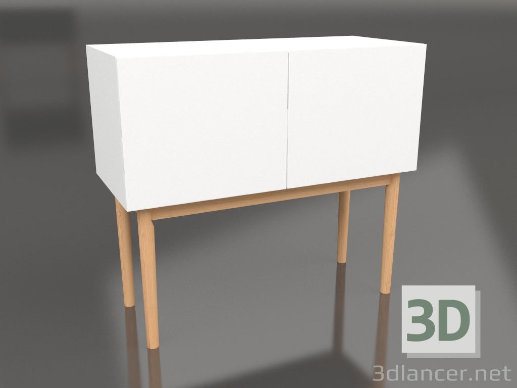 3d model Two-door sideboard High on Wood - preview