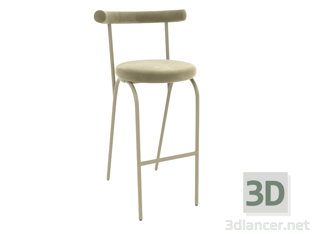 3D modeli Simit bar taburesi (Zeytin) - önizleme