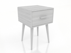 Table de chevet (blanc RAL 9010)