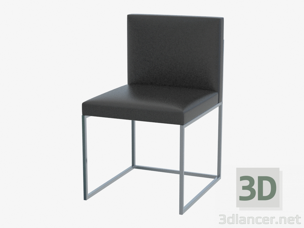 3d model Silla con tapizado de piel Even Plus - vista previa