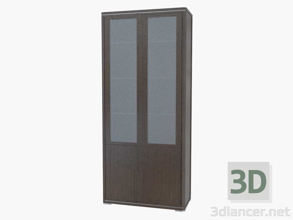 3d model El elemento central de la pared de muebles (475-34) - vista previa