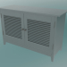 3d model Mueble del lavabo del baño (gris-verde) - vista previa