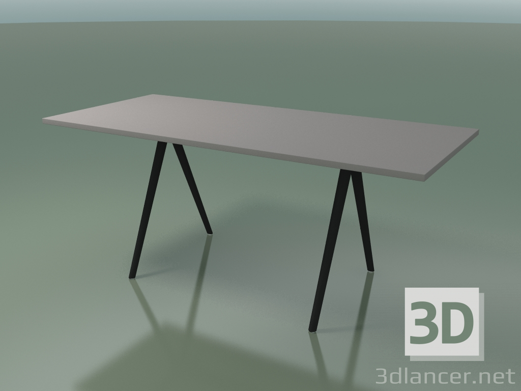 3D modeli Dikdörtgen masa 5410 (H 74 - 79x179 cm, laminat Fenix F04, V44) - önizleme