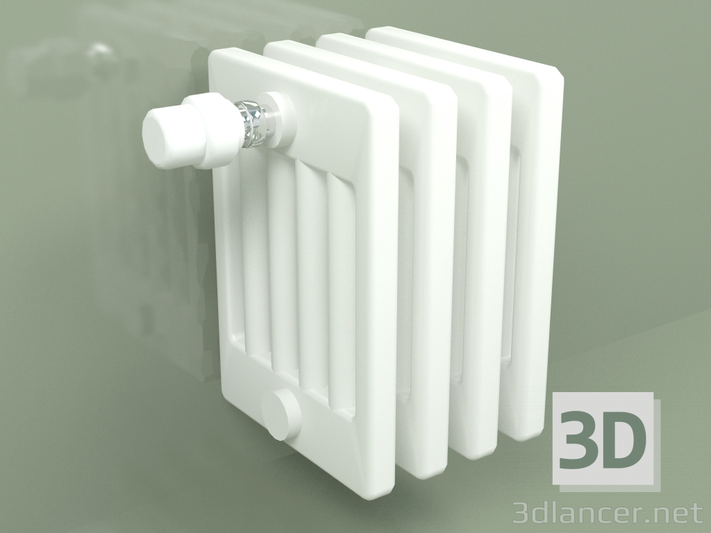 3D modeli Radyatör Delta Laserline (DL6, H 300 mm, RAL - 9016) - önizleme