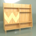 3d model Woo Wall (ocre amarillo) - vista previa