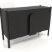 modèle 3D Armoire TM 05 (1200x450x800, bois noir) - preview