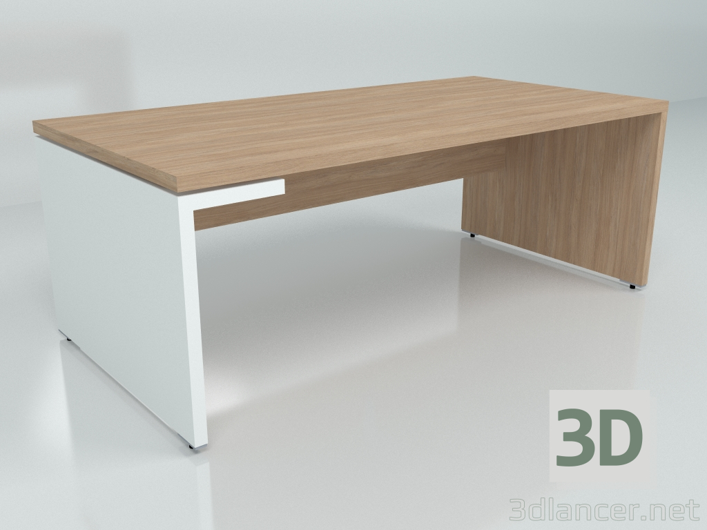 Modelo 3d Mesa de trabalho Mito MIT3 (2000x1000) - preview