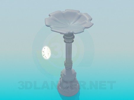 3d model Gypsum base on the stem - preview