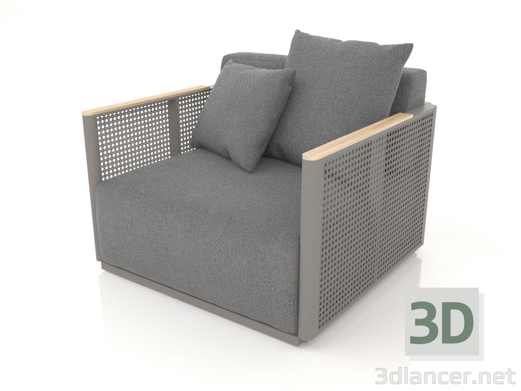 Modelo 3d Poltrona (cinza quartzo) - preview