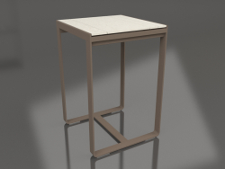 Table de bar 70 (DEKTON Danae, Bronze)