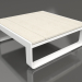 modèle 3D Table d'appoint 70 (DEKTON Danae, Blanc) - preview