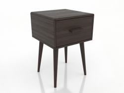 Table de chevet (frêne noyer)