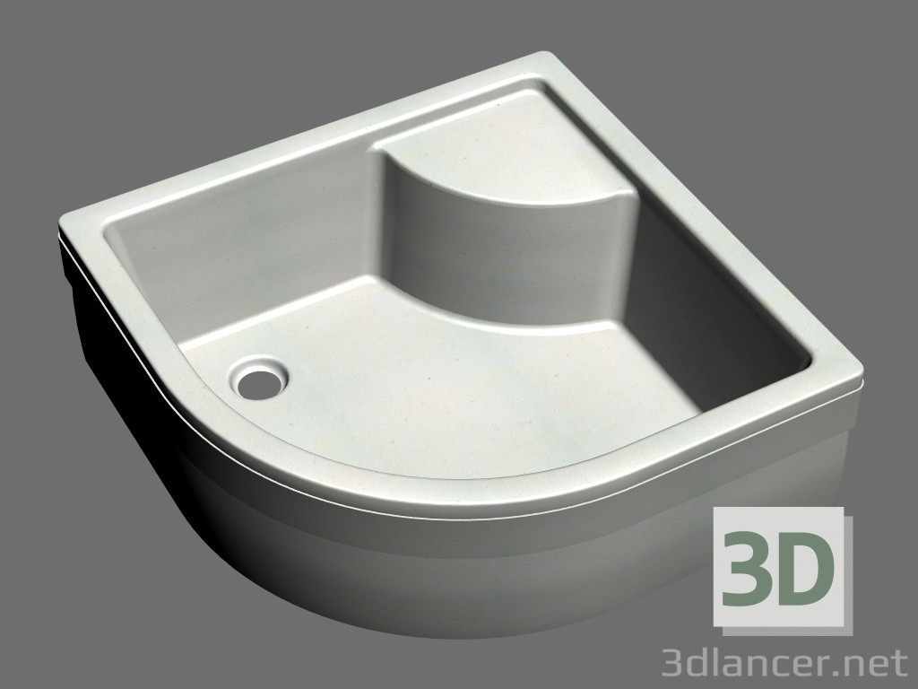 Modelo 3d Base de duche SABINA 90 conjunto - preview