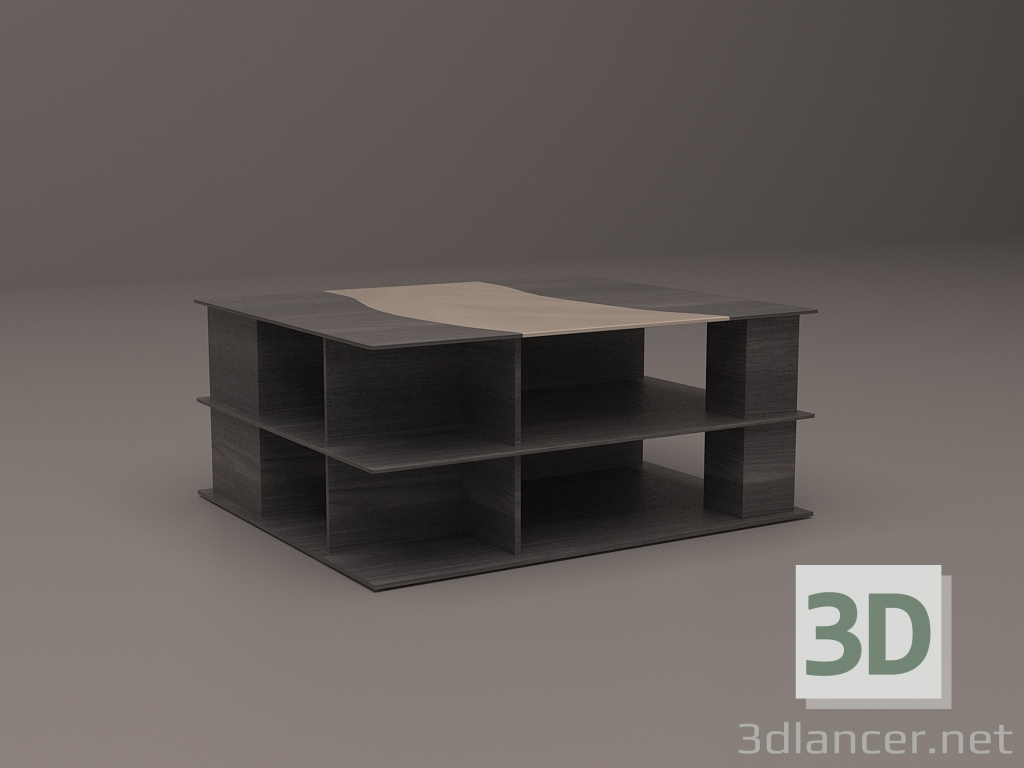 Modelo 3d Tabela de Сoffee - preview