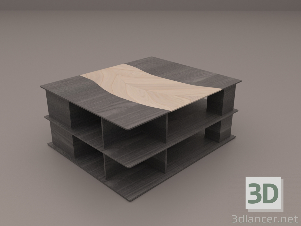 Modelo 3d Tabela de Сoffee - preview