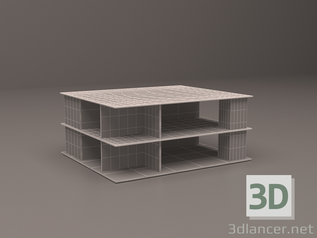 modello 3D Tavolo da Сaffè - anteprima