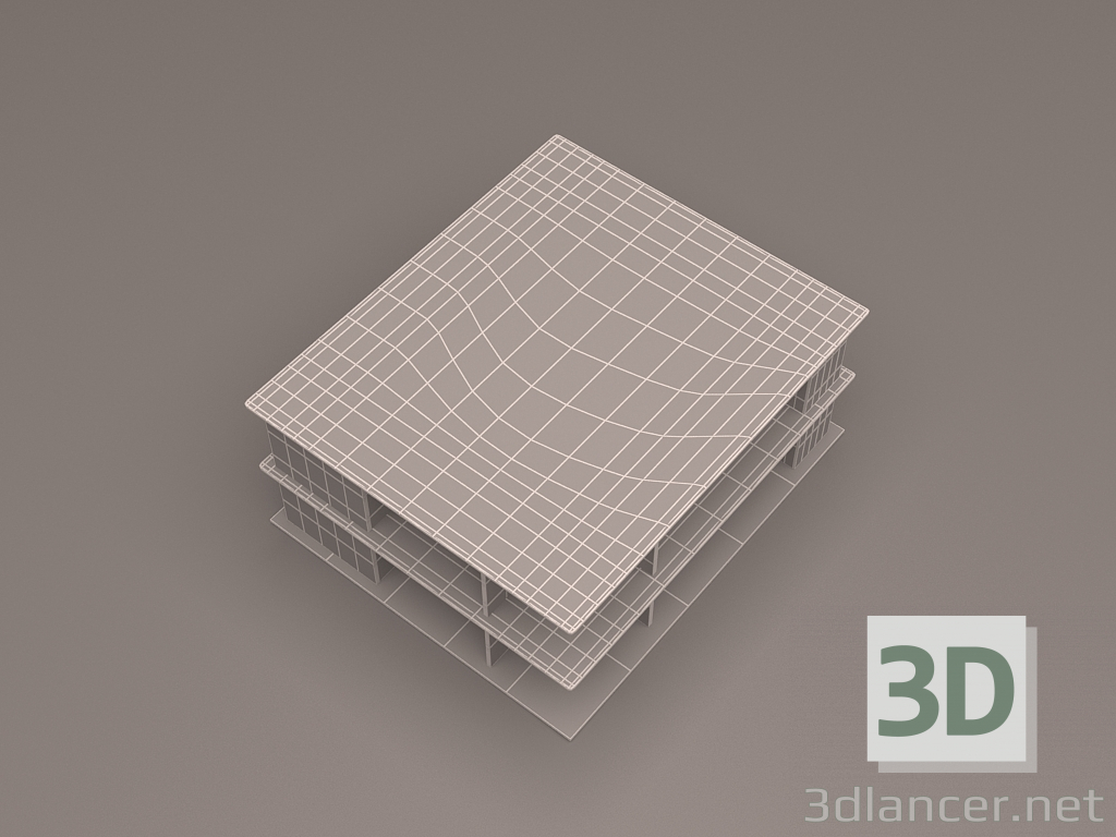 Modelo 3d Tabela de Сoffee - preview