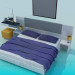 Modelo 3d Cama de casal - preview