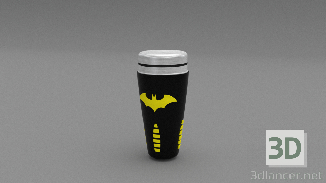 modello 3D Thermos BATMAN - anteprima