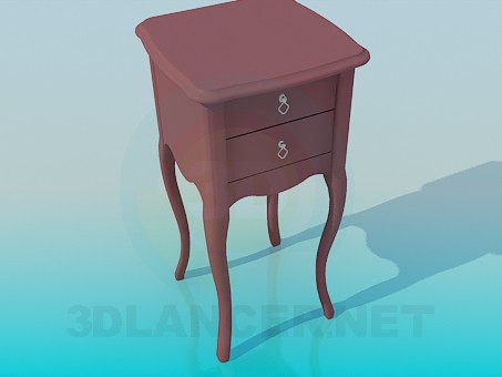 3d model Mesa de noche - vista previa