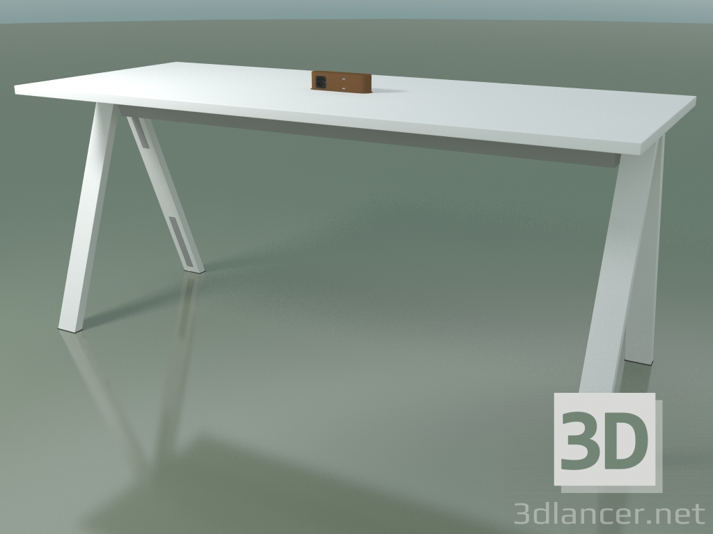 modèle 3D Table avec plan de travail 5022 (H 105-240 x 98 cm, F01, composition 2) - preview