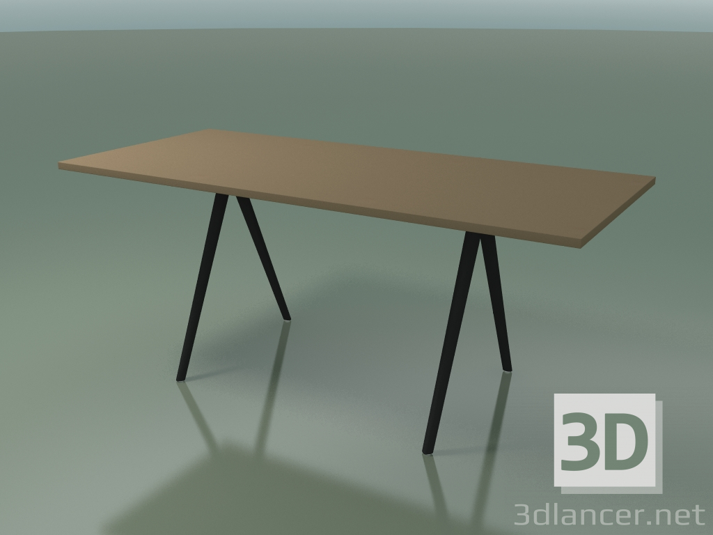 3d model Rectangular table 5410 (H 74 - 79x179 cm, laminate Fenix F05, V44) - preview