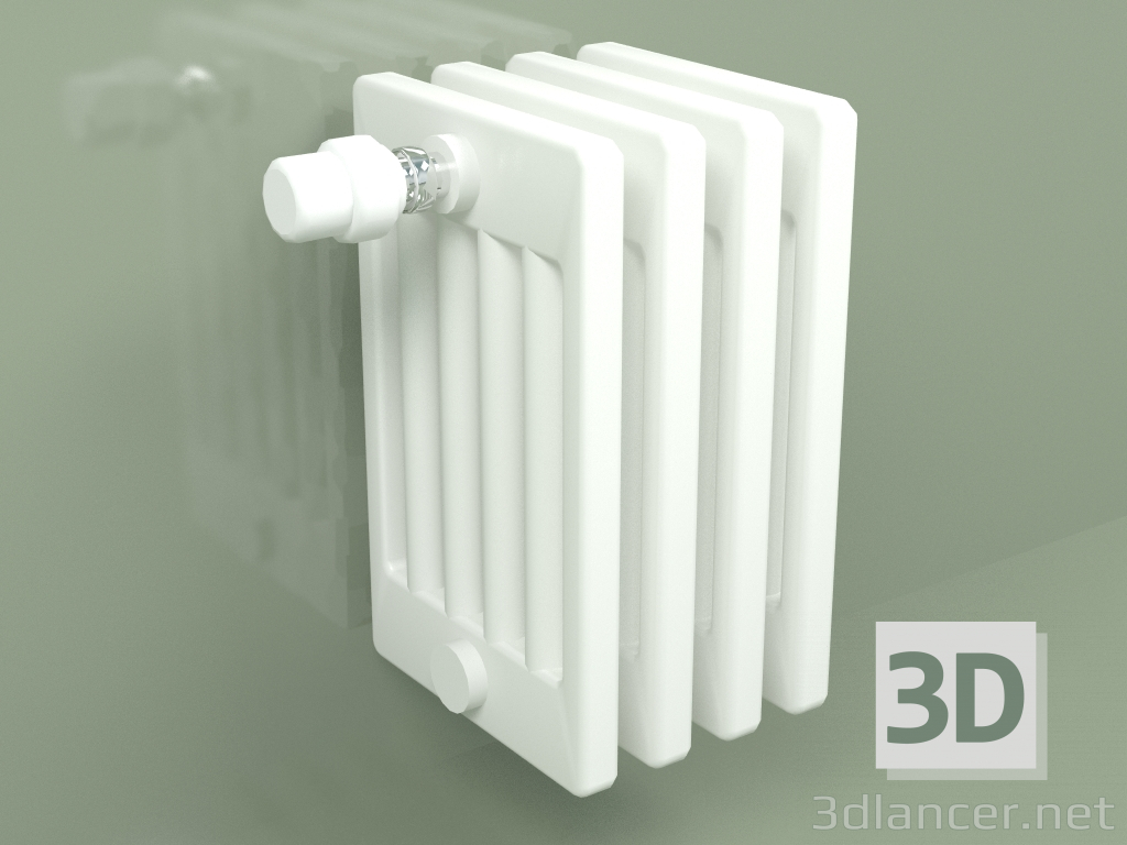 3d model Radiador Delta Laserline (DL6, H 350 mm, RAL - 9016) - vista previa