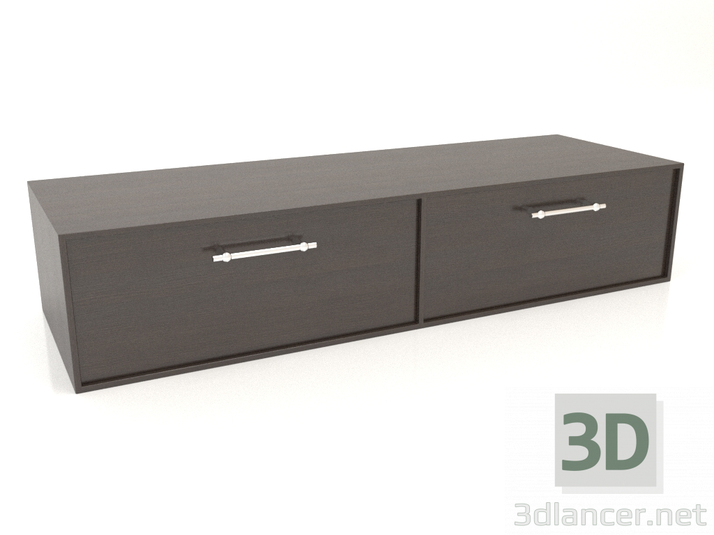 modello 3D Armadio ТМ 062 (1200x400x250, marrone legno) - anteprima