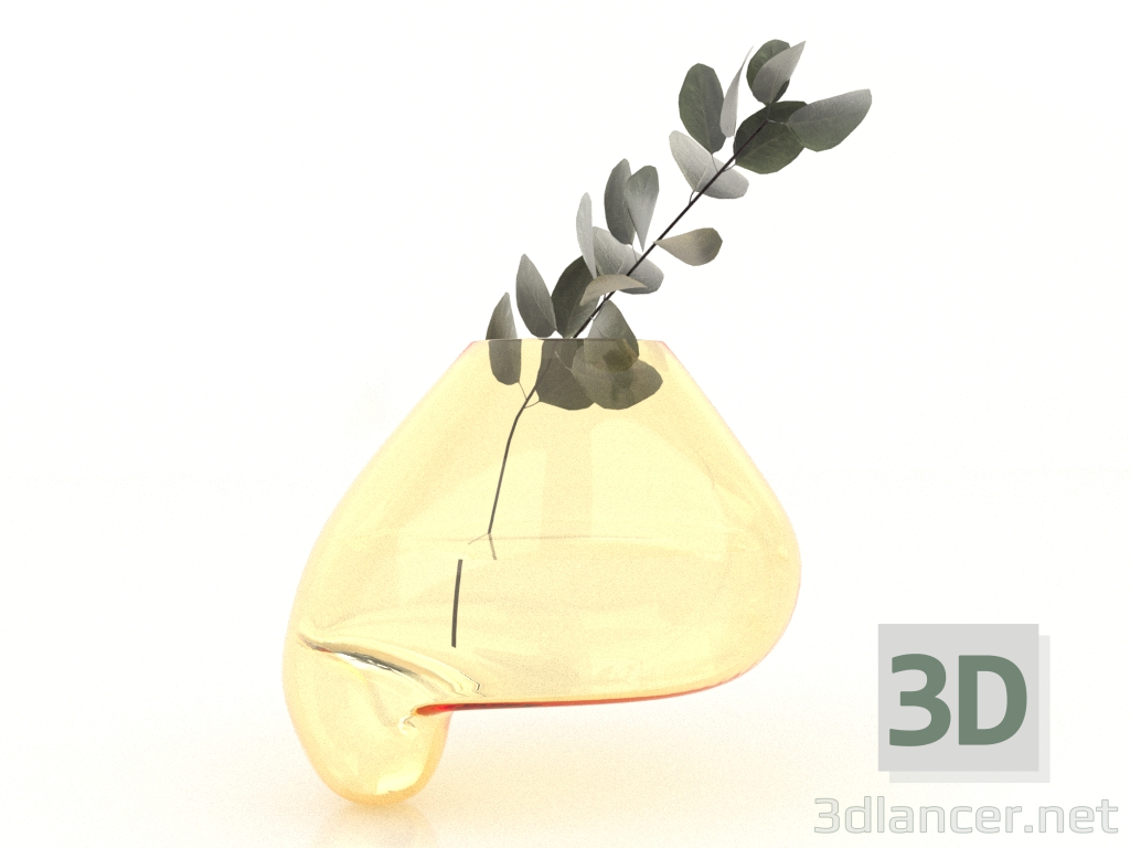 Modelo 3d Vaso de vidro Gutta Vase CS2 - preview