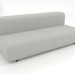 3d model Sofa-bed for 3 people - preview