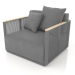 3d model Armchair (Anthracite) - preview