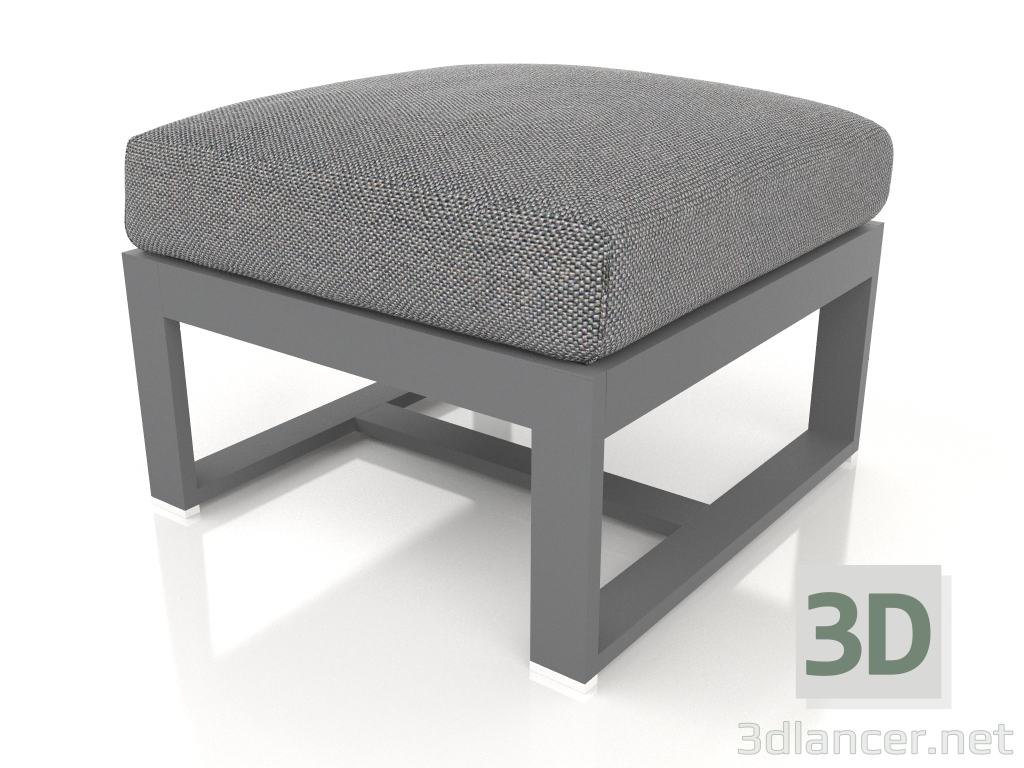 modèle 3D Pouf (Anthracite) - preview