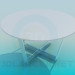 3d model Round table - preview