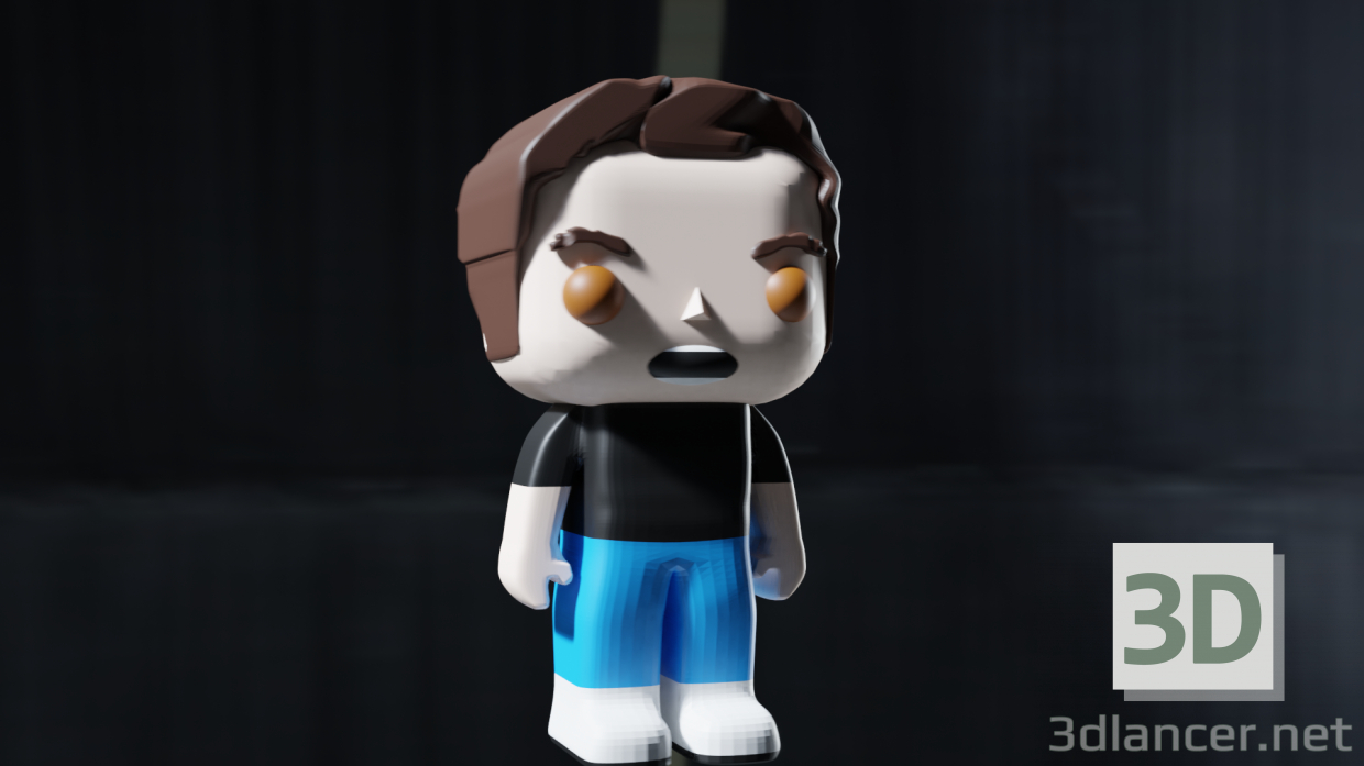 3d model funko - vista previa