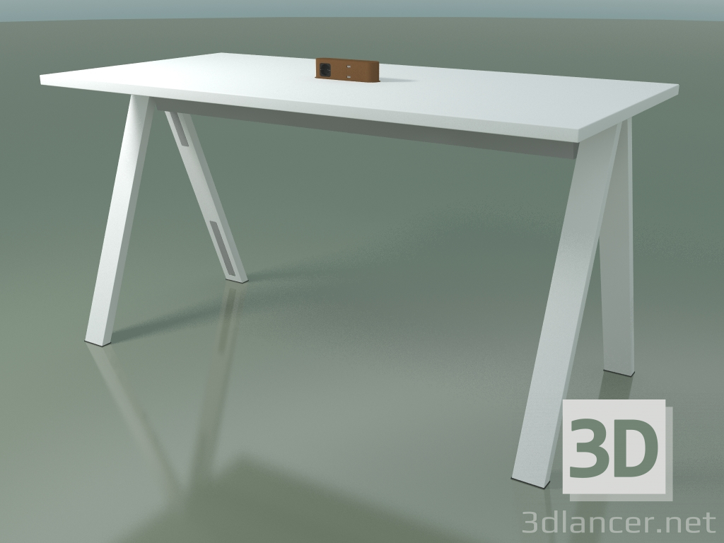 3d model Mesa con encimera de oficina 5021 (H 105 - 200 x 98 cm, F01, composición 2) - vista previa