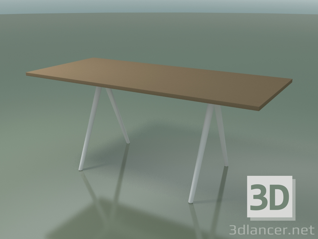 Modelo 3d Mesa retangular 5410 (H 74 - 79x179 cm, laminado Fenix F05, V12) - preview