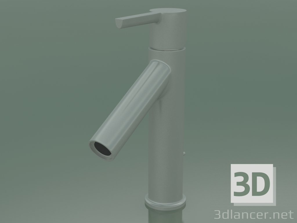 3D modeli Tek kollu lavabo bataryası 100 (Paslanmaz Çelik Optik, 10001800) - önizleme