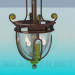 3d model Chandelier with glass dome - preview