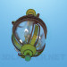 3d model Chandelier with glass dome - preview